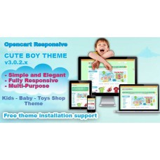 a Cute Boy & Baby Theme